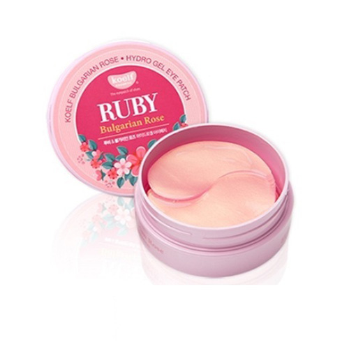 Petitfee Патчи для глаз гидрогелевые с маслом болгарской розы Koelf Ruby&Bulgarian Rose Eye Patch, 60 шт (Petitfee, Eye Patch)