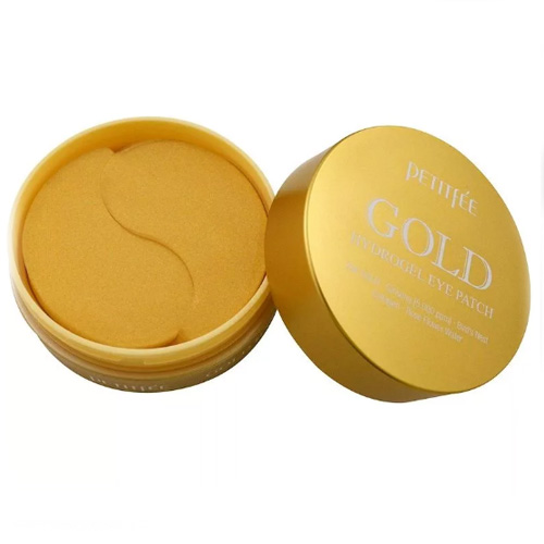 Petitfee Патчи для глаз гидрогелевые с золотом Gold Hydrogel Eye Patch, 60*1,4 г (Petitfee, Eye Patch)
