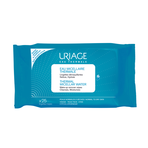 Uriage Салфетки с очищающей мицеллярной водой, 25 шт. (Uriage, Гигиена Uriage)