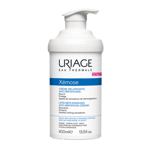 Uriage Ксемоз Крем липидовосстанавливающий, против раздражений, 400 мл (Uriage, Xemose)