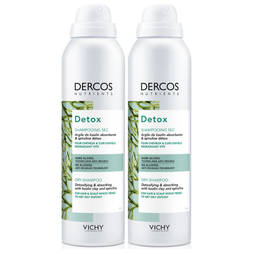 Vichy Комплект Сухой шампунь Dercos Nutrients Detox, 2*150 мл (Vichy, Dercos Nutrients)