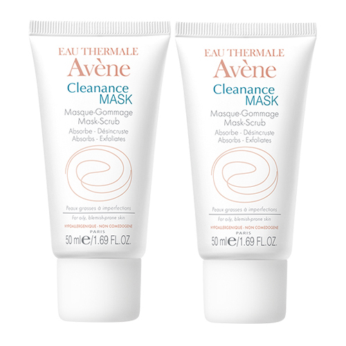 Avene Комплект Маска для глубокого очищения Клинанс, 2*50 мл (Avene, Cleanance)