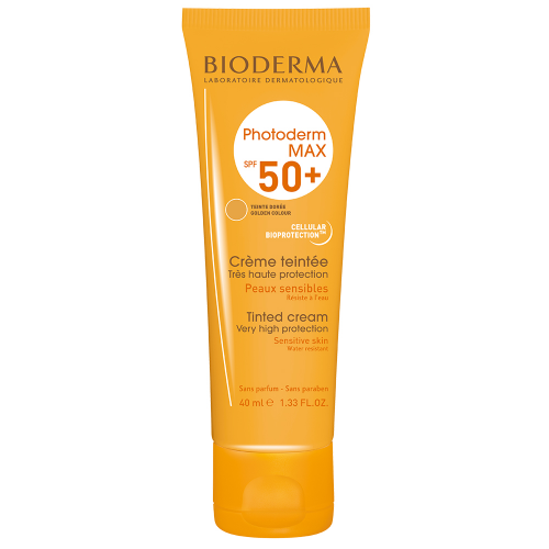 Bioderma Фотодерм Мах Солнцезащитный тональный крем для сухой и нормальной кожи SPF50+, 40 мл (Bioderma, Photoderm)