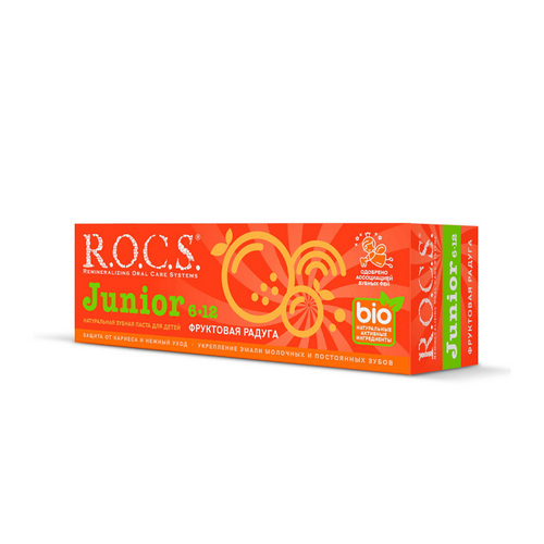 R.O.C.S Зубная паста Фруктовая радуга, 74 г (R.O.C.S, Teens 8-18 years)