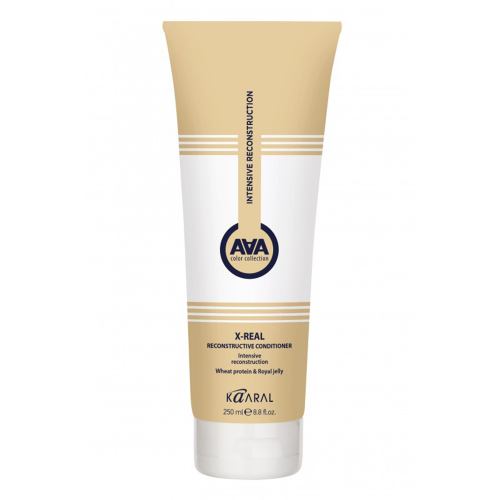Kaaral Восстанавливающий кондиционер с пшеничными протеинами X-Real Reconstructive Conditioner, 250 мл (Kaaral, X-Form)