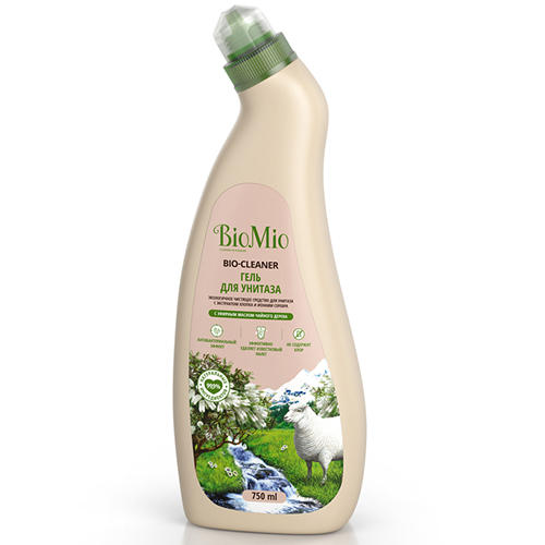 BioMio Средство для унитаза чистящее "Чайное дерево", 750 мл (BioMio, Уборка)