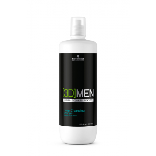 Schwarzkopf Professional Шампунь для глубокого очищения Deep Cleansing Shampoo, 1000 мл (Schwarzkopf Professional, [3D]MEN)