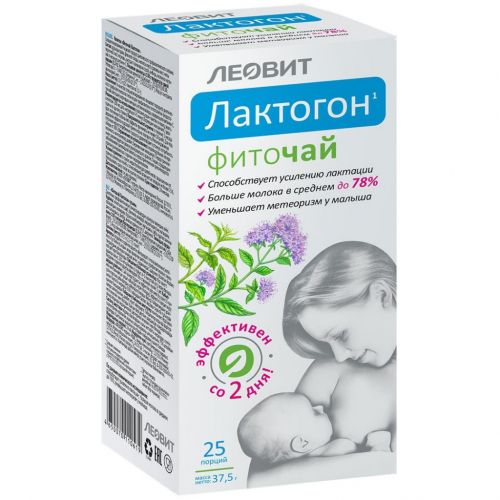 ЛЕОВИТ Фиточай Лактогон, 25 шт*1,5 г (ЛЕОВИТ, )