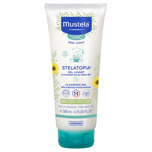 Mustela Очищающий гель для купания Стелатопиа, 200 мл (Mustela, Stelatopia)