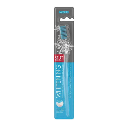 Splat Зубная щетка Whitening Medium (средняя), 1 шт (Splat, Зубная щетка)