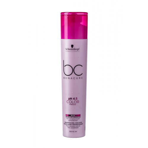 Schwarzkopf Professional BC pH 4.5 Color Freeze Мицеллярный обогащённый шампунь, 250 мл (Schwarzkopf Professional, BC Bonacure)