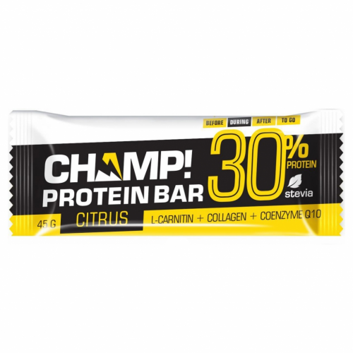 ЛЕОВИТ Батончик "Champ" протеиновый цитрусовый, 45 г (ЛЕОВИТ, )