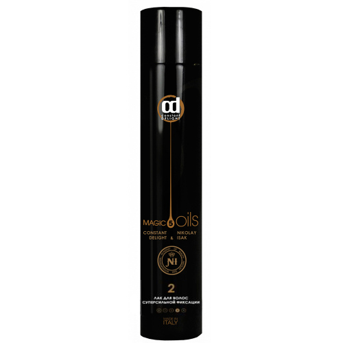 Constant Delight Лак для волос суперсильной фиксации без запаха 5 Масел, 400 мл (Constant Delight, 5 Magic Oils)