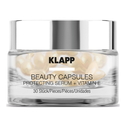 Klapp Капсулы для лица Protecting Serum + Vitamin E, 30 шт (Klapp, Beauty Capsules)