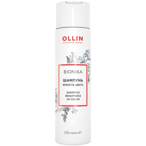 Ollin Professional Шампунь для окрашенных волос Яркость цвета, 250 мл (Ollin Professional, Уход за волосами)