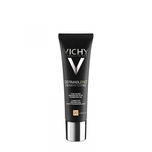 Vichy Дермабленд Тональная основа с высоким покрытием 3D Тон 20, 30 мл (Vichy, Dermablend)