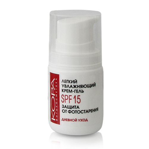 КОРА Легкий увлажняющий крем-гель SPF-15, 50 мл (КОРА, Увлажнение кожи)