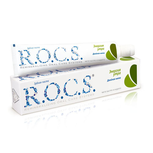 R.O.C.S Зубная паста Двойная мята, 74 г (R.O.C.S, Для Взрослых)