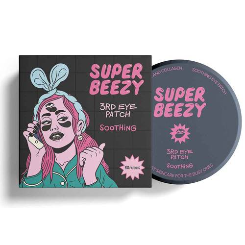 Super Beezy Гидрогелевые патчи для питания и смягчения, 60 шт (Super Beezy, )