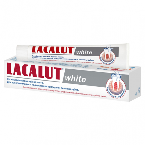 Lacalut Зубная паста Уайт 75 мл (Lacalut, )