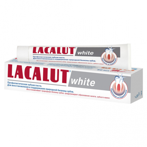 Lacalut Зубная паста Уайт 50 мл (Lacalut, )