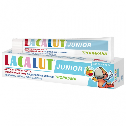 Lacalut Зубная паста junior тропикана, 75 мл (Lacalut, )