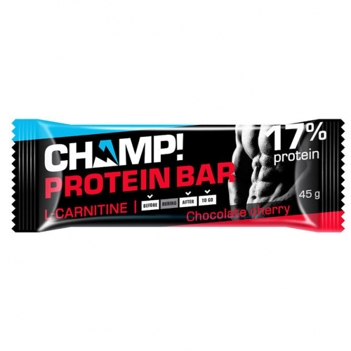 ЛЕОВИТ Батончик "Champ" протеиновый Шоколадная вишня, 45 г (ЛЕОВИТ, )