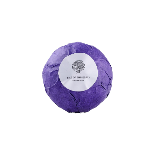 Salt Of The Earth Бомбочка с цветками лаванды "Lavender Spirit", 120 г (Salt Of The Earth, )