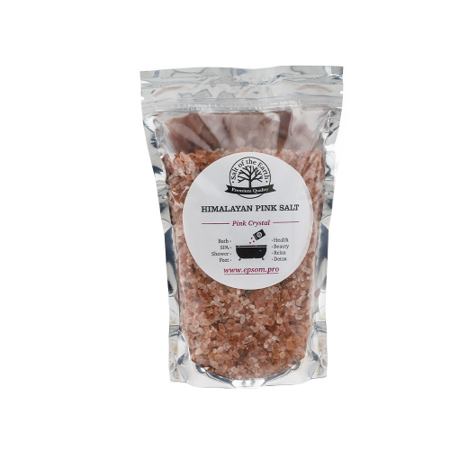 Salt Of The Earth Розовая гималайская соль крупная Himalayan Pink Salt, 500 г (Salt Of The Earth, )