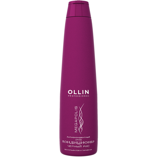Ollin Professional Безсульфатный Кондиционер на основе черного риса, 300 мл (Ollin Professional, Уход за волосами)