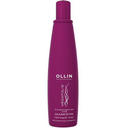Ollin Professional Безсульфатный шампунь на основе черного риса, 200 мл (Ollin Professional, Уход за волосами)