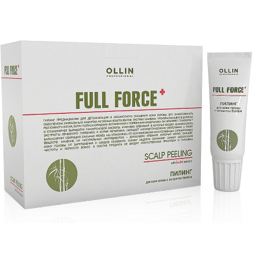 Ollin Professional Пилинг для кожи головы с экстрактом бамбука, 10х15 мл (Ollin Professional, Уход за волосами)