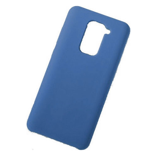 Чехол-накладка Silicone Case для Xiaomi Redmi Note 9 (blue) noname