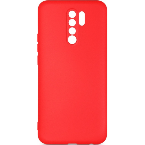 Чехол-накладка с микрофиброй для Xiaomi Redmi 9 (red) DF