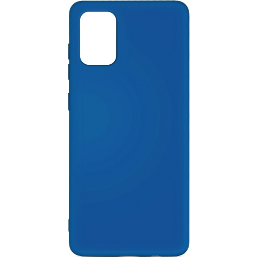 Чехол-накладка с микрофиброй для Samsung Galaxy A02s SM-A025F/DS (blue) DF
