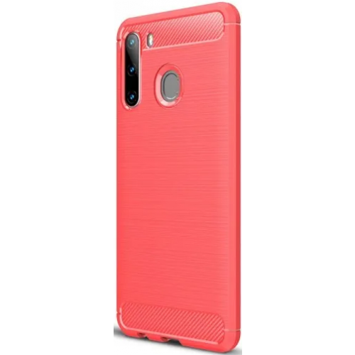 Противоударный чехол-накладка для Samsung Galaxy A21 SM-A215F (red) noname 69861161