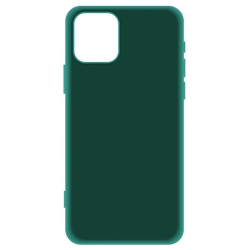 Чехол-накладка Liquid Silicone для Apple iPhone 13 (темно-зеленый) LuxCase