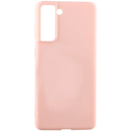 Чехол-накладка Protective Case TPU 1.1 мм для Samsung Galaxy S21 5G SM-G991B (розовый мел) LuxCase