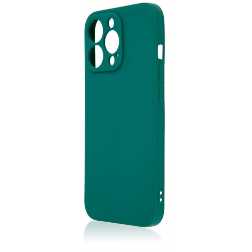 Чехол-накладка Microfiber Case для Apple iPhone 14 Pro Max (темно-зеленый) Mariso