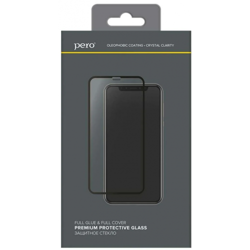 Защитное стекло Full Glue для Samsung Galaxy A73 SM-A736 (black) PERO