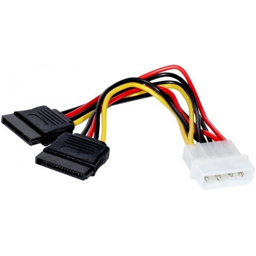 Кабель Molex to 2 Sata power 0.2м. AT8605 Atcom
