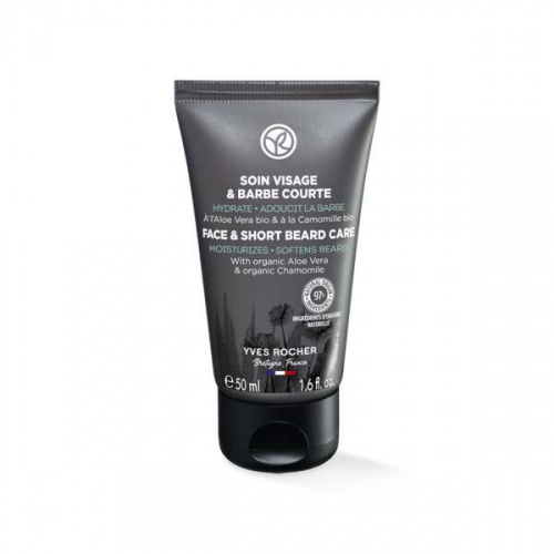 Крем-Гель для Лица и Короткой Бороды с Алоэ Вера БИО и Ромашкой БИО Yves Rocher