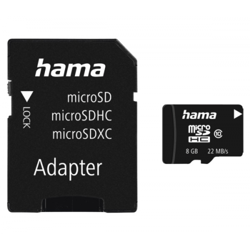 Карта памяти Hama microSD 8GB Class 10 E0452570
