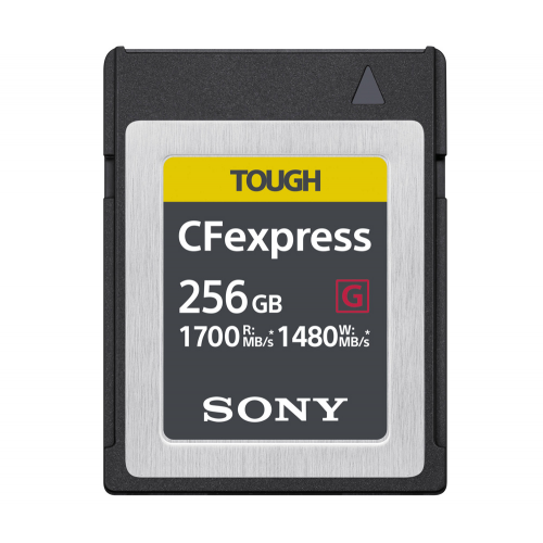 Карта памяти Sony CFexpress Type B 256GB, чтение 1700, запись 1480 МБ/с CEBG256.SYM