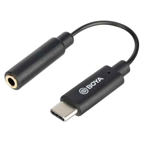 Адаптер Boya BY-K4 с 3.5 мм TRS на USB Type-C 1634