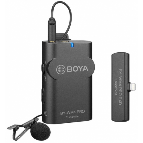 Беспроводная система Boya BY-WM4 Pro-К3, цифровая 2.4 ГГц, 2 канала, Lightning 1642