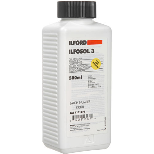Проявитель для плёнки ILFORD Ilfosol 3, жидкость, 0.5 л 1131778