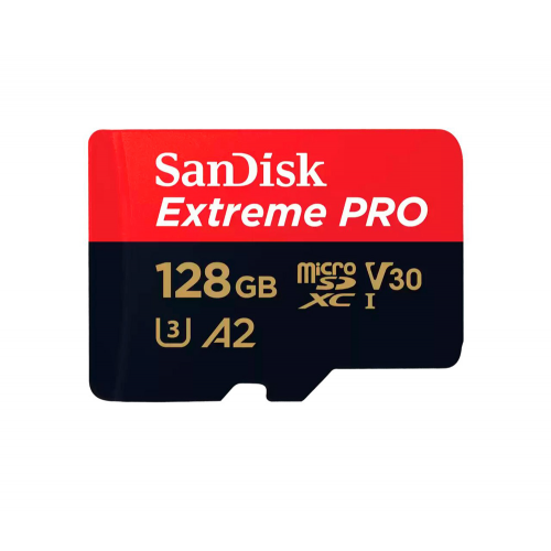 Карта памяти SanDisk MicroSDXC 128GB Extreme PRO V30 U3 A2 SDSQXCD-128G-GN6MA