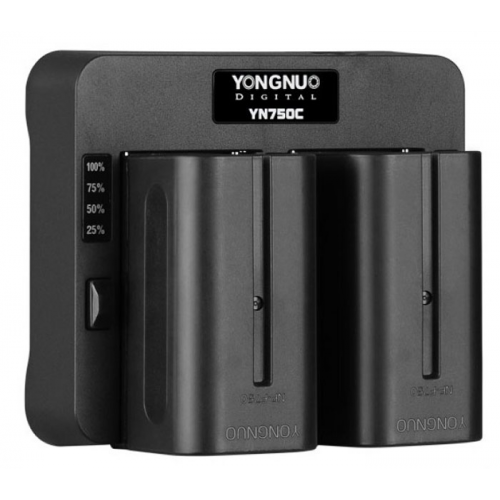Зарядное устройство Yongnuo YN750C (для 2х NP-F750 / NP-F970)