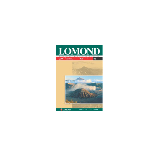 Бумага Lomond A4, глянцевая, 230 г/м², 50 листов 0102022